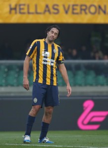 Verona Luca Toni disapoints at the end of the Serie A soccer match Verona vs Empoli at Bentegodi stadium in Verona, Italy, 06 December 2015. ANSA/FILIPPO VENEZIA